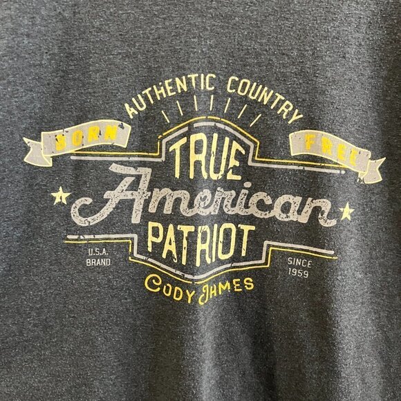 Men's Cody James True American Patriot Short Sleeve T Shirt. Size M - Picture 3 of 5